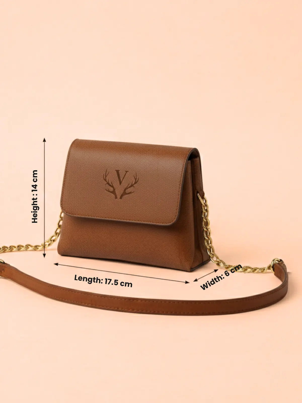 Formé Crossbody Handbag - Tan