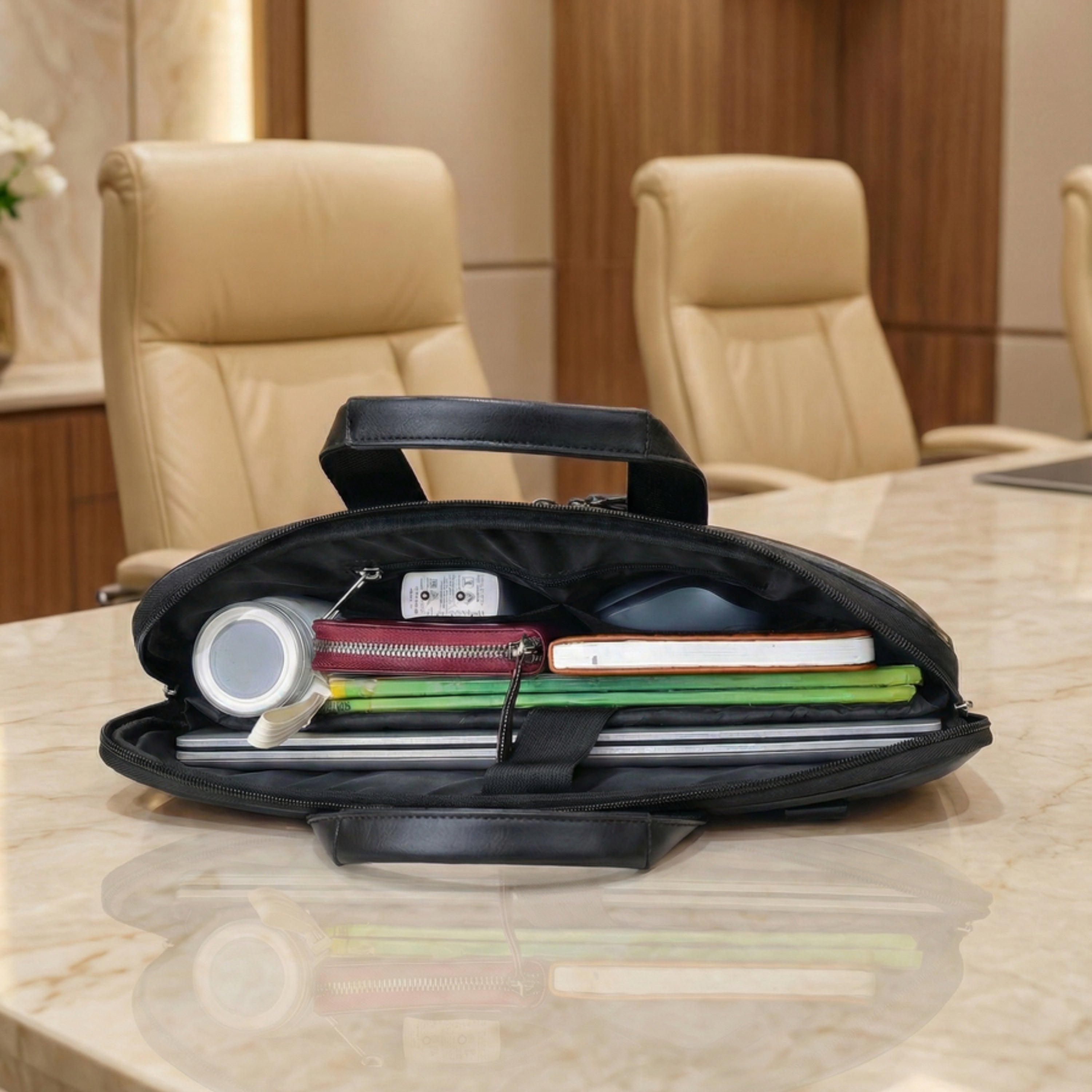 Legacy Laptop Messenger Bag- Black