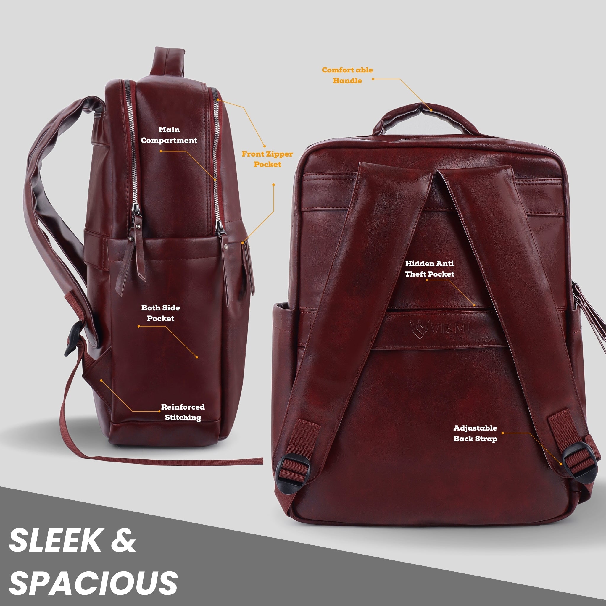 Timeless Voyager Laptop Backpack - Wine