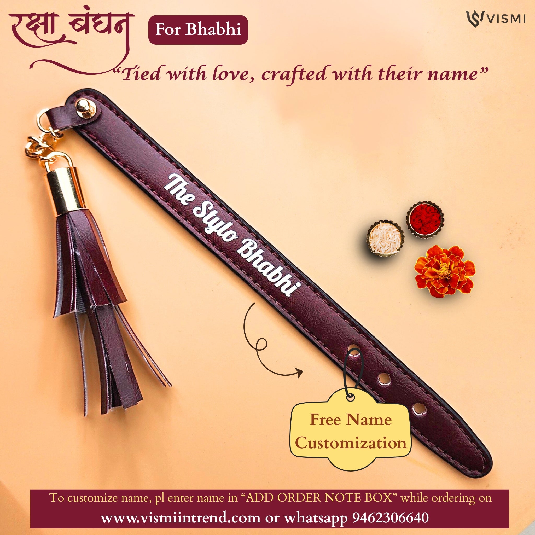 Customized Rakhi