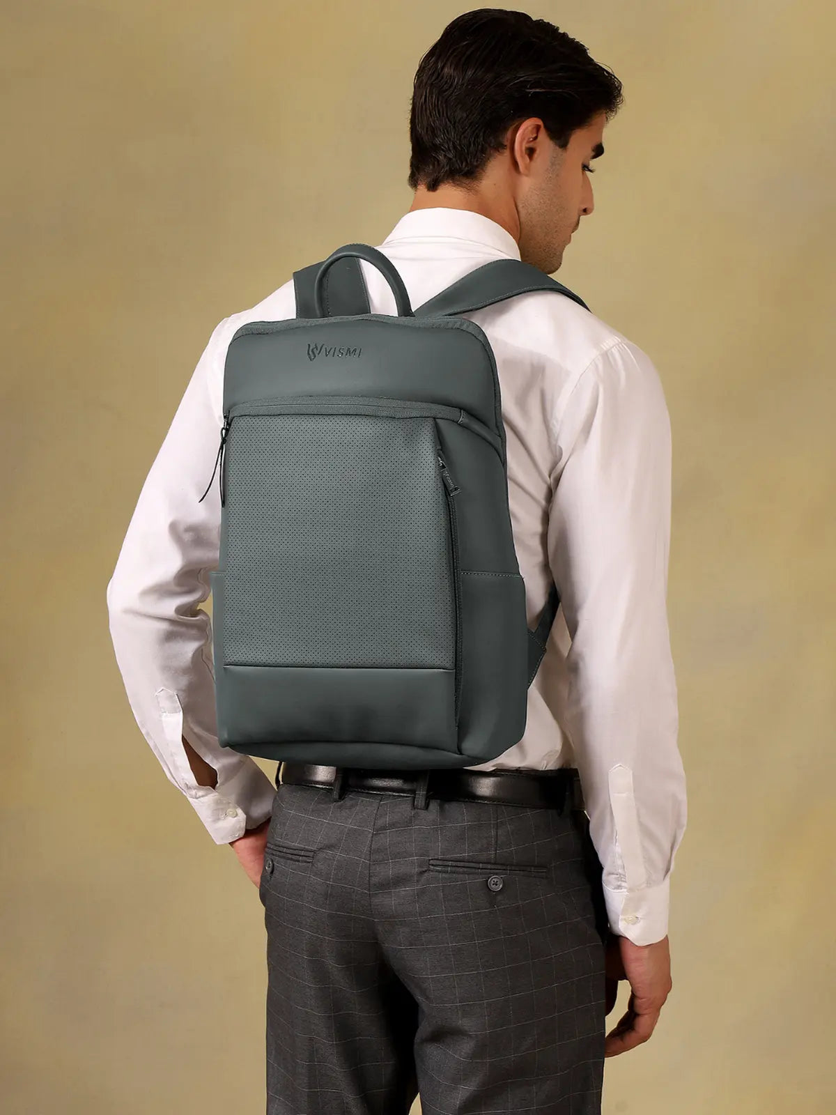 VISMIINTREND Executive Laptop Backpack - Grey