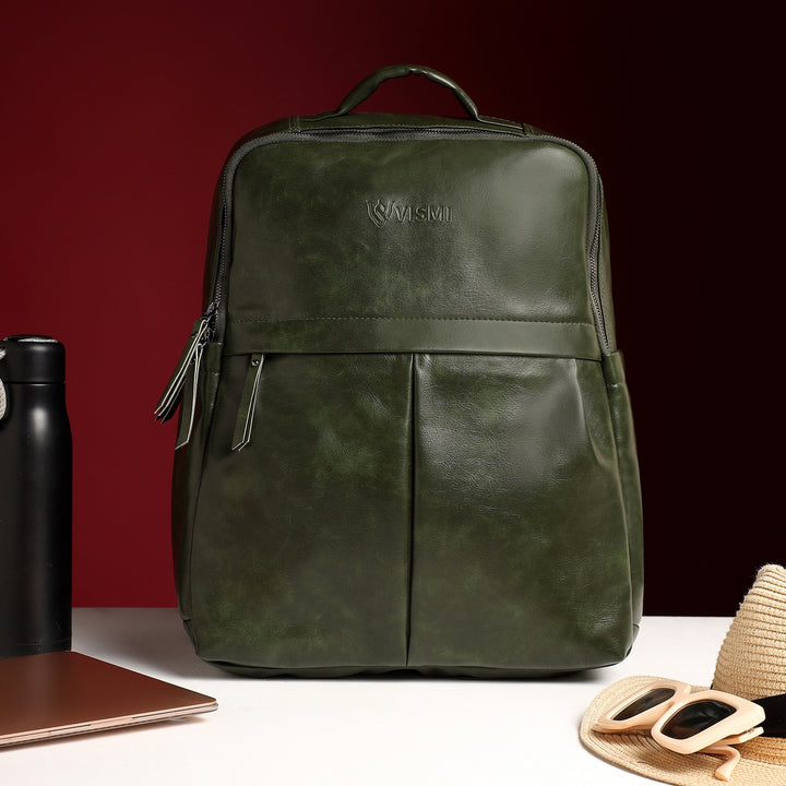 Timeless Voyager Laptop Backpack - Olive Green
