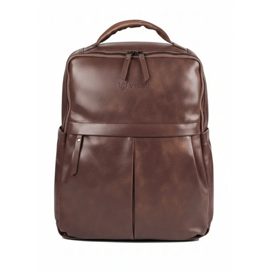 Timeless Voyager Laptop Backpack - Coffee Brown