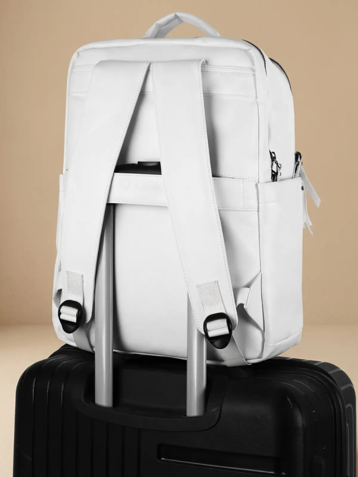 Timeless Voyager Laptop Backpack - White