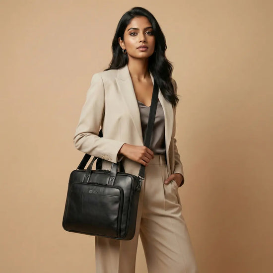 Legacy Laptop Messenger Bag- Black