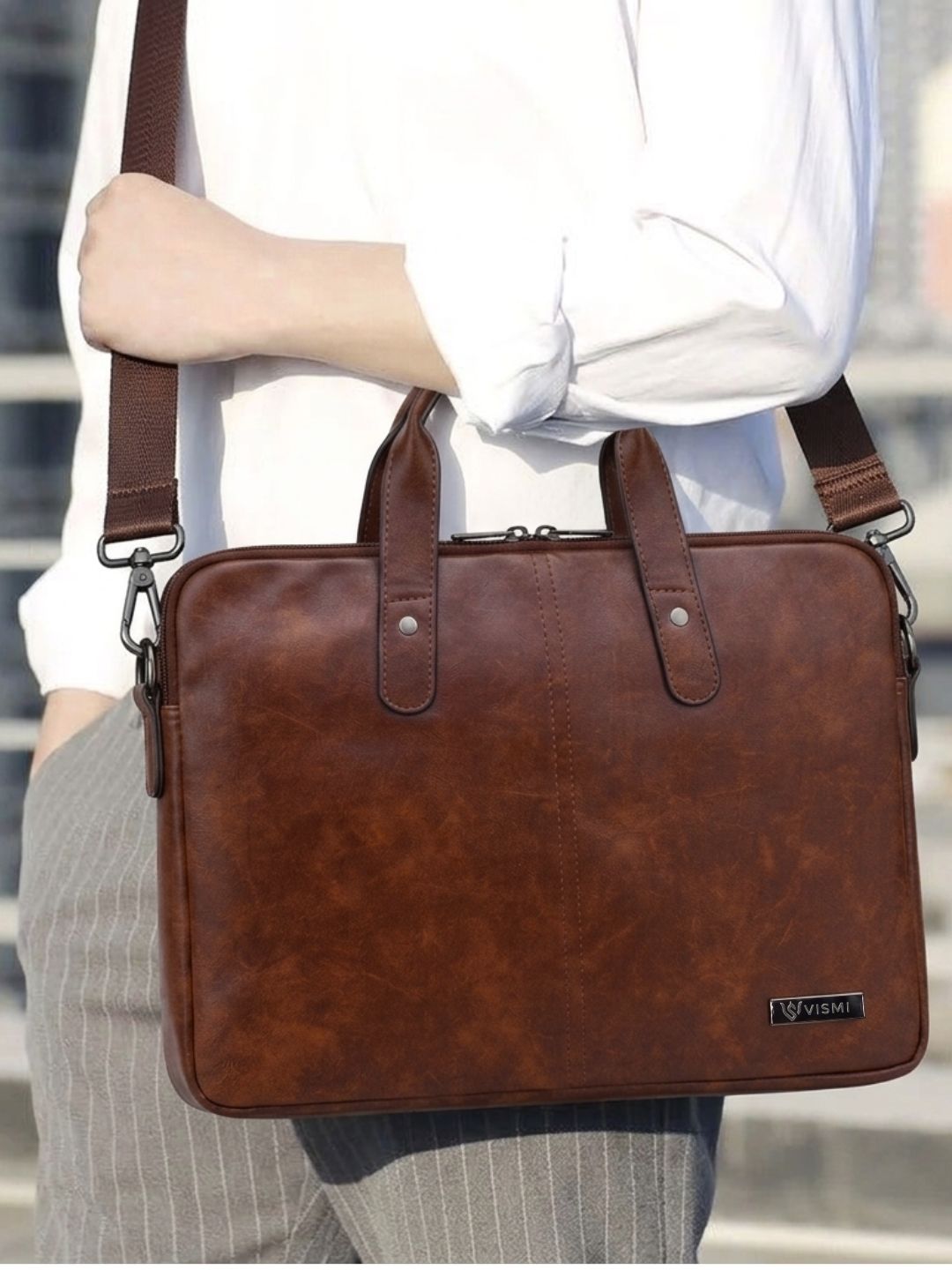 Timeless Kairo Laptop Bag - Brown