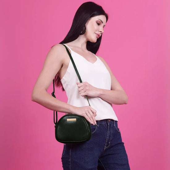 Timeless Chic Women's Sling Bag - Black