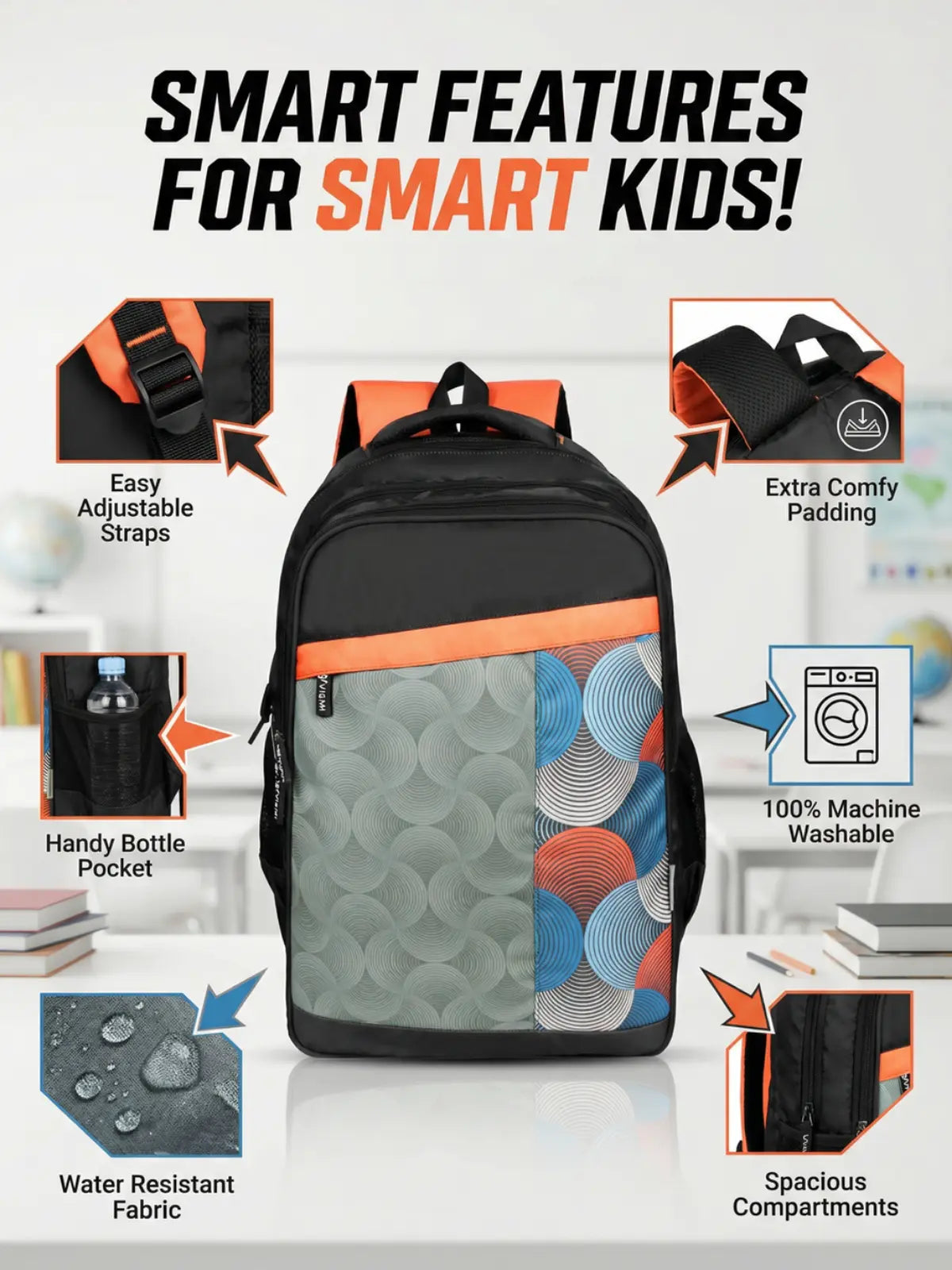 Everyday Essentials High School Bag - Spiral