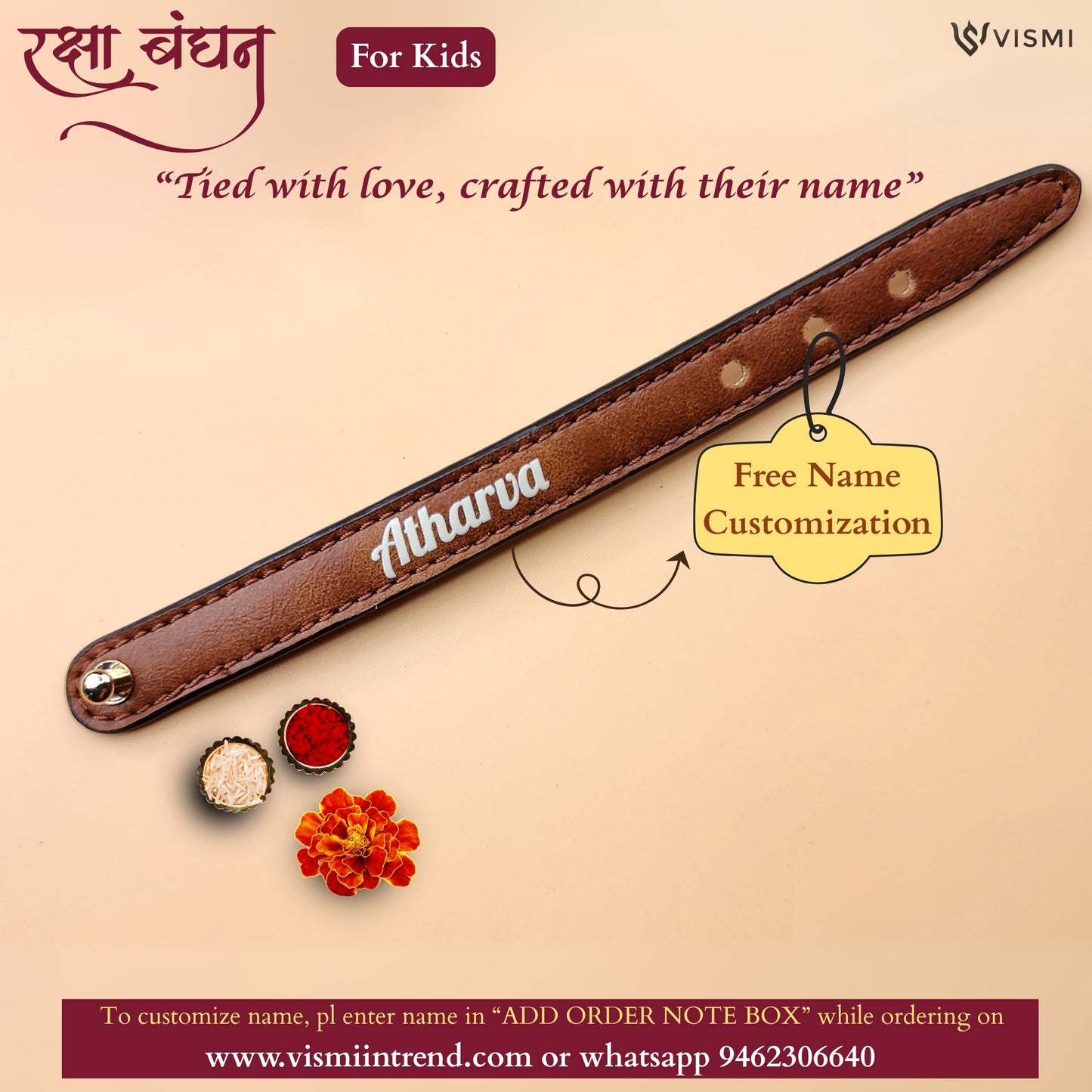 Customized Rakhi