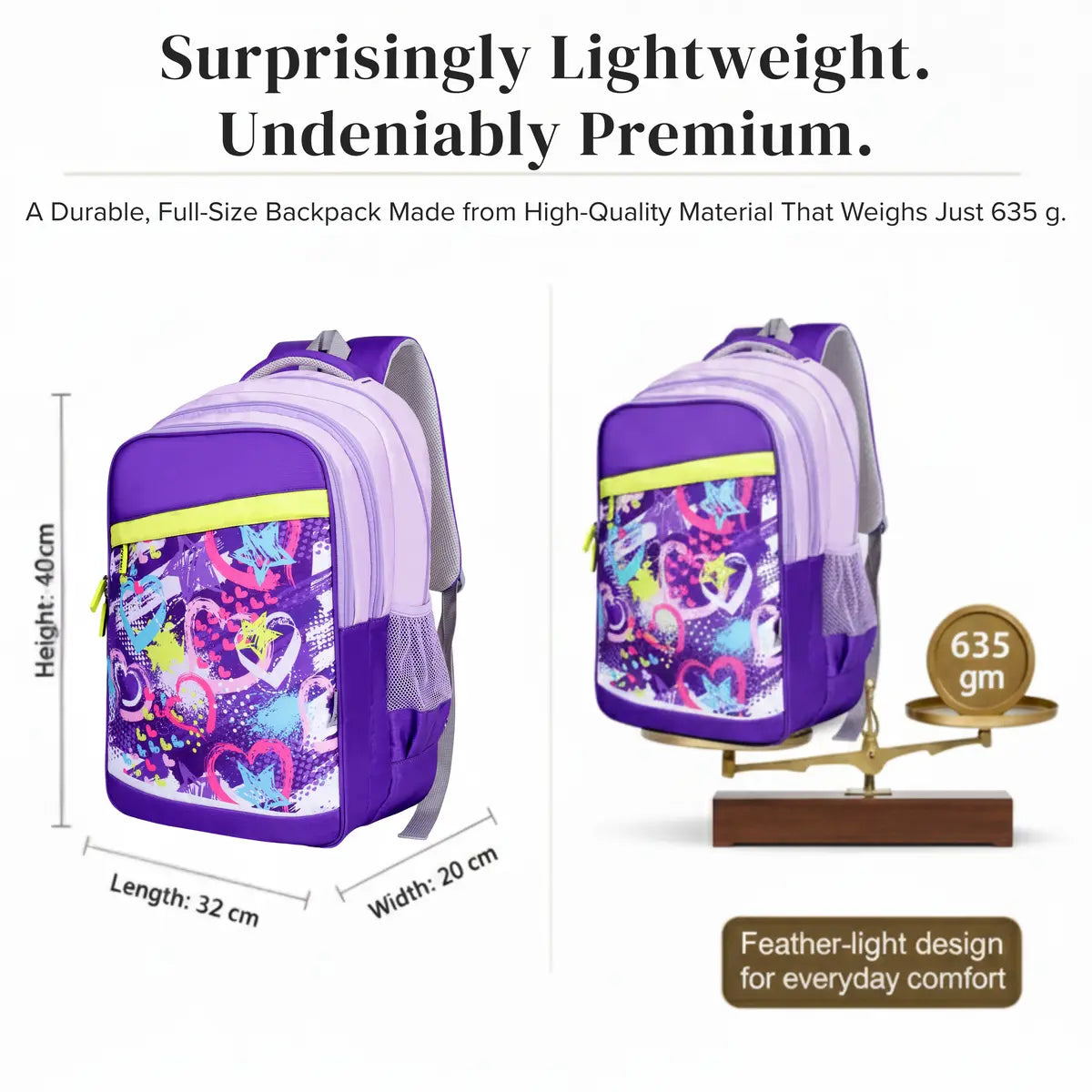 Everyday Essentials High School Bag - LIT