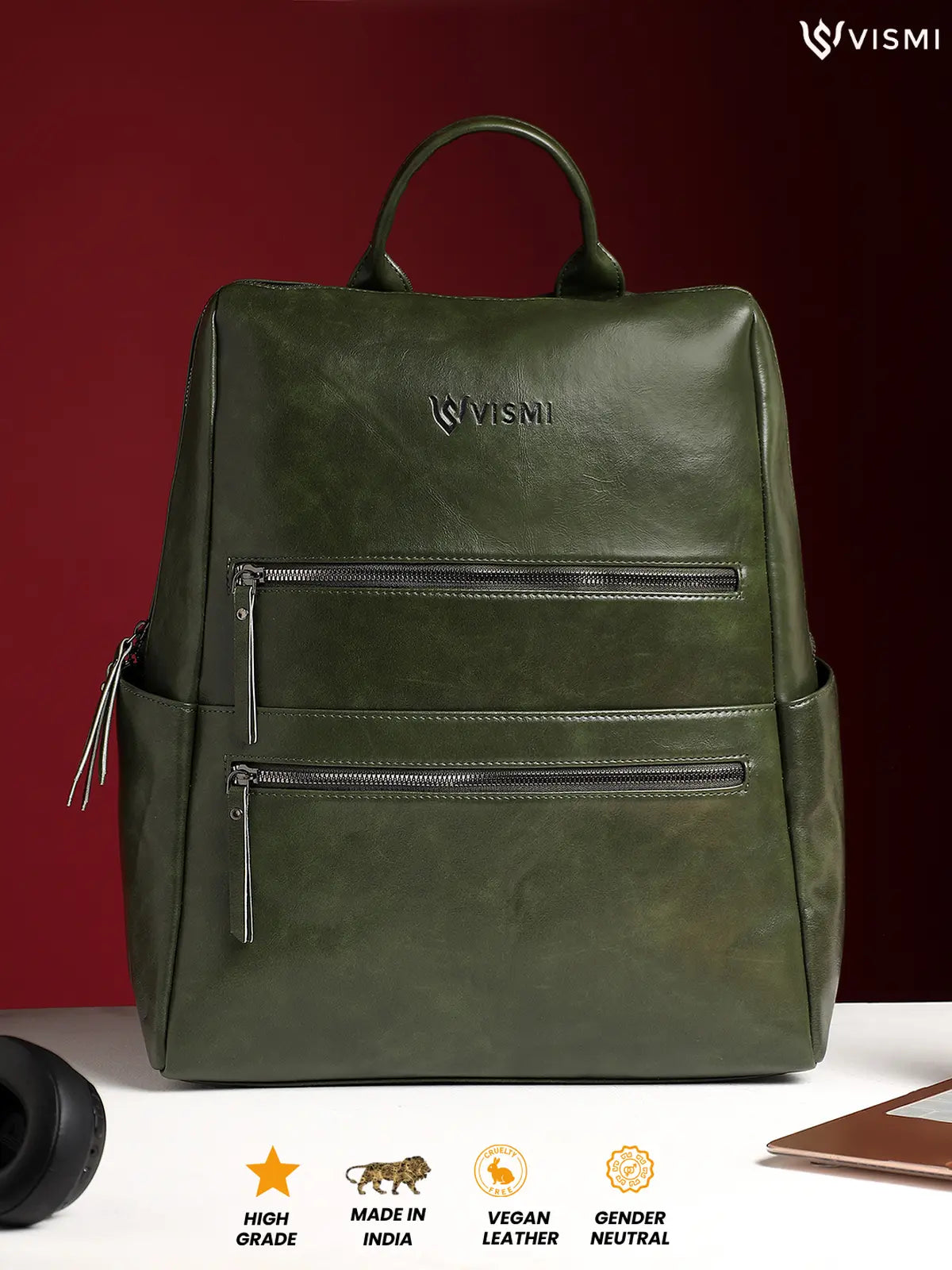 Timeless ProGear Laptop Backpack - Olive Green