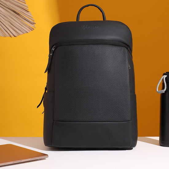 VISMIINTREND Executive Laptop Backpack - Black