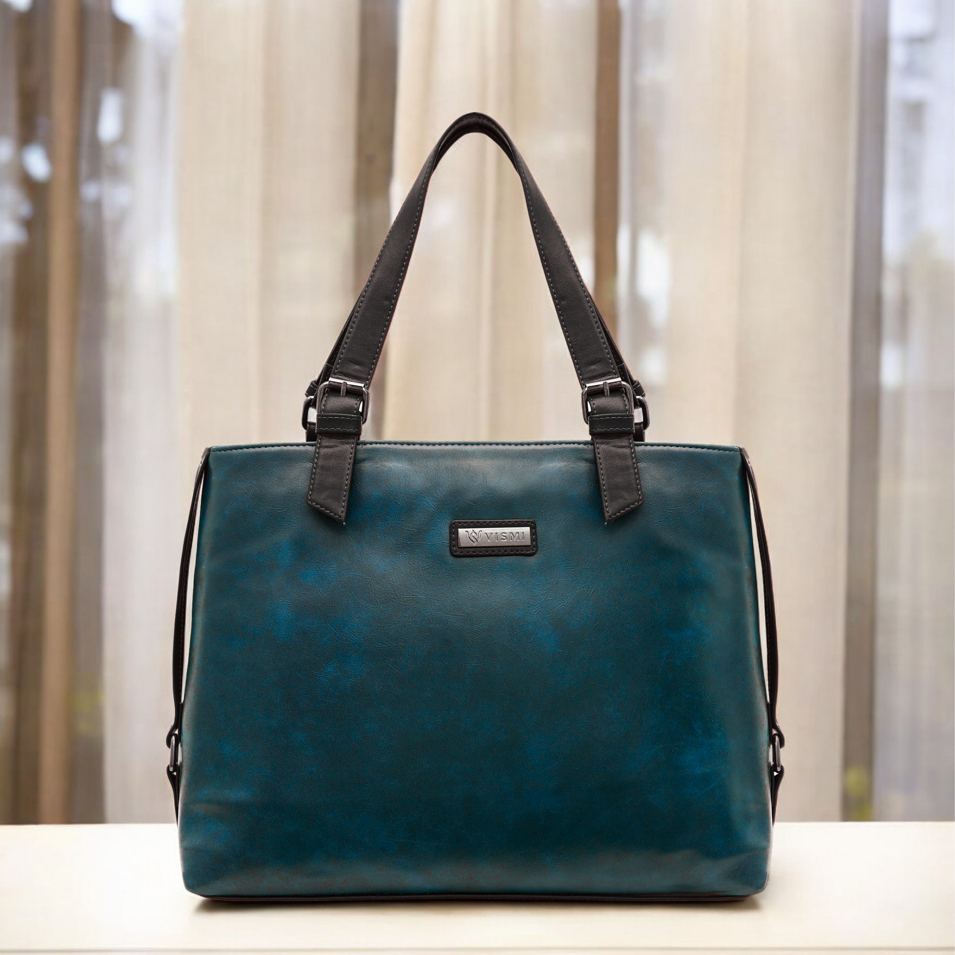 Timeless Classic Work Tote Bag - Teal blue