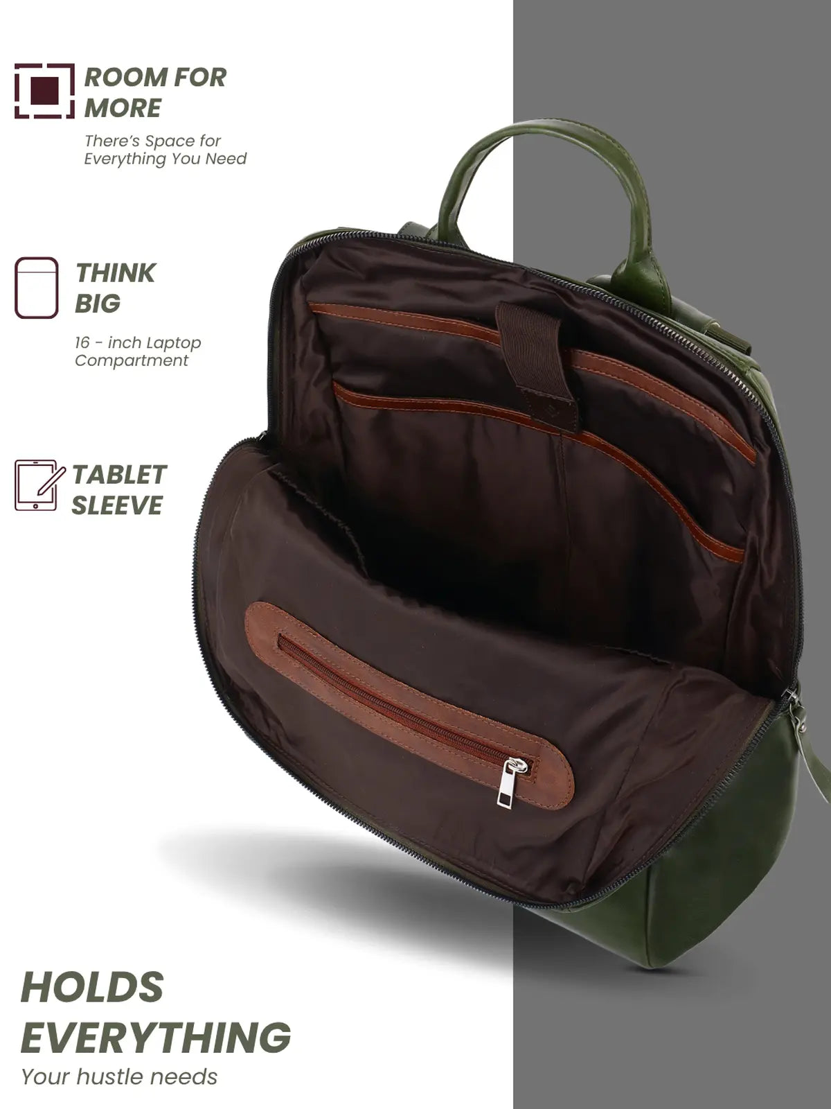 Timeless ProGear Laptop Backpack - Olive Green