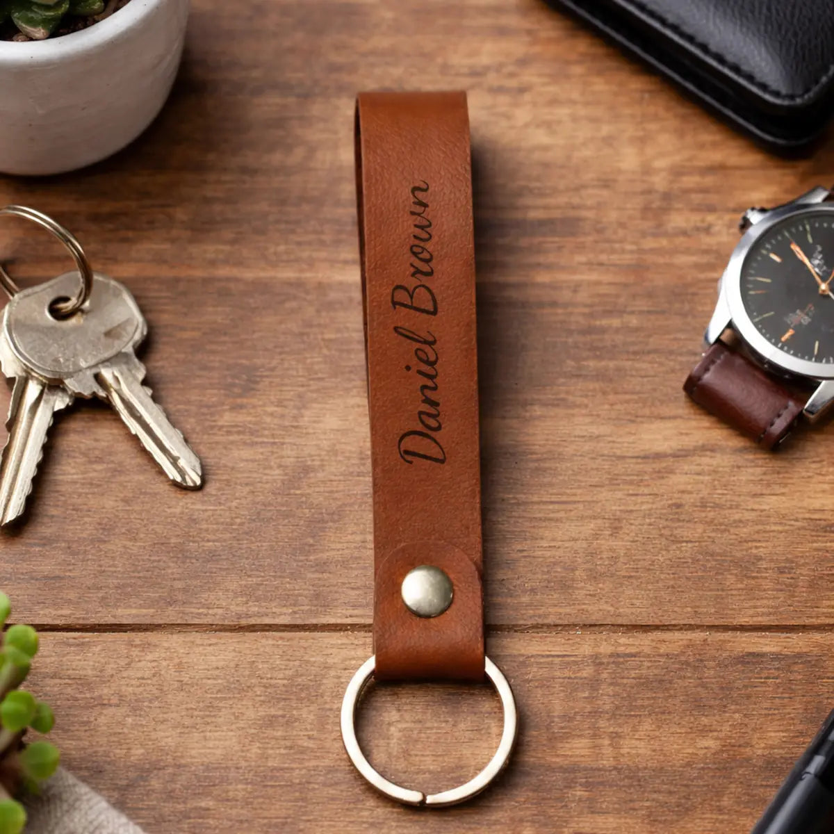 Formé Key Chain - Tan