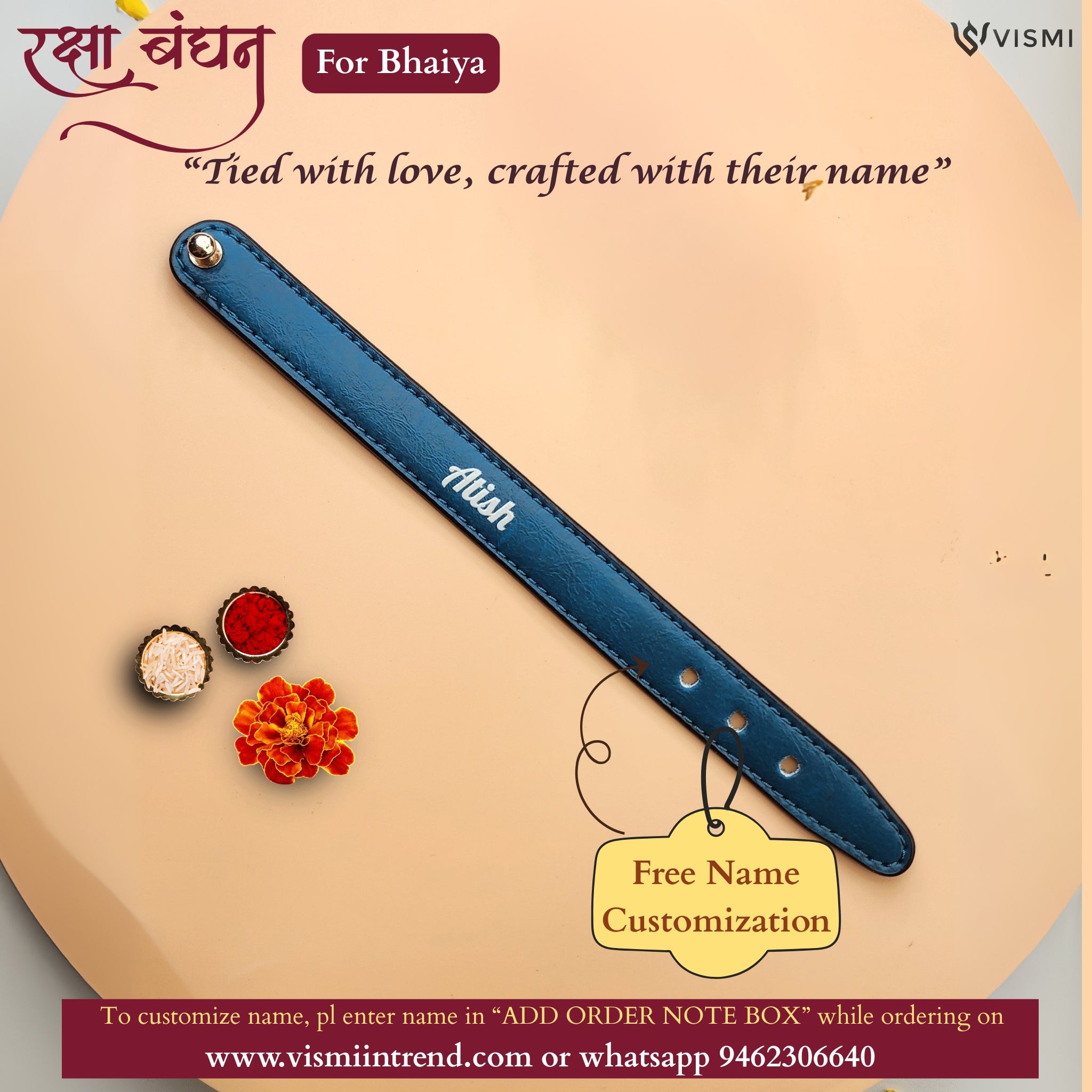 Customized Rakhi