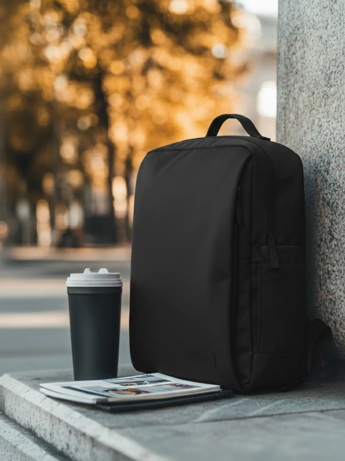 Everyday Essentials Travel Laptop Backpack - Black