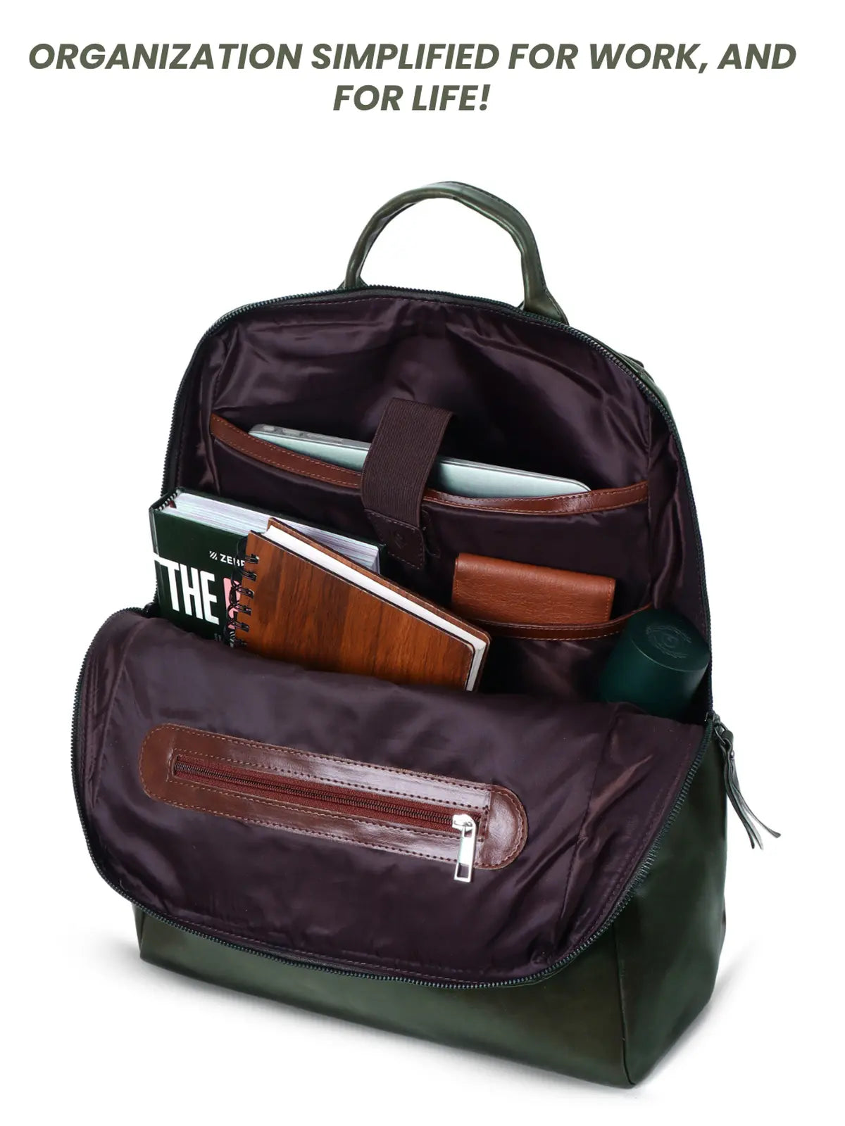 Timeless ProGear Laptop Backpack - Olive Green