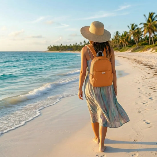 Everyday Essentials Women Backpack - Brick Orange