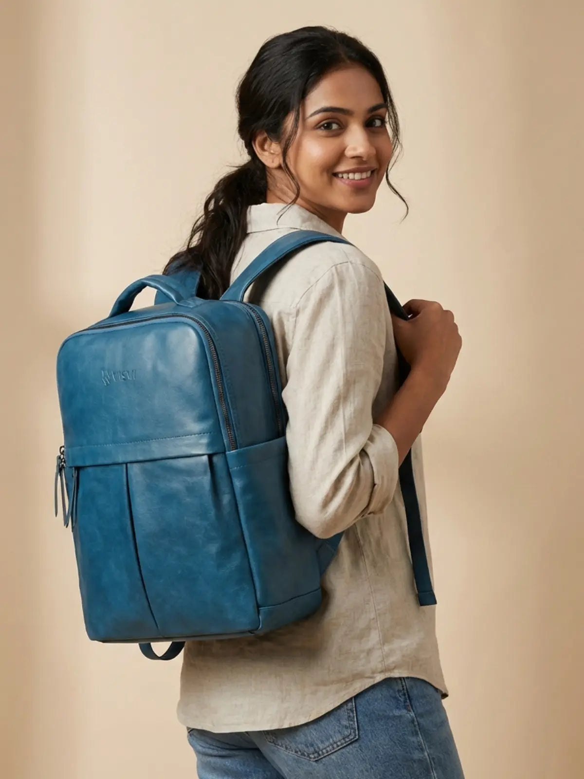 Timeless Voyager Laptop Backpack - Teal Blue