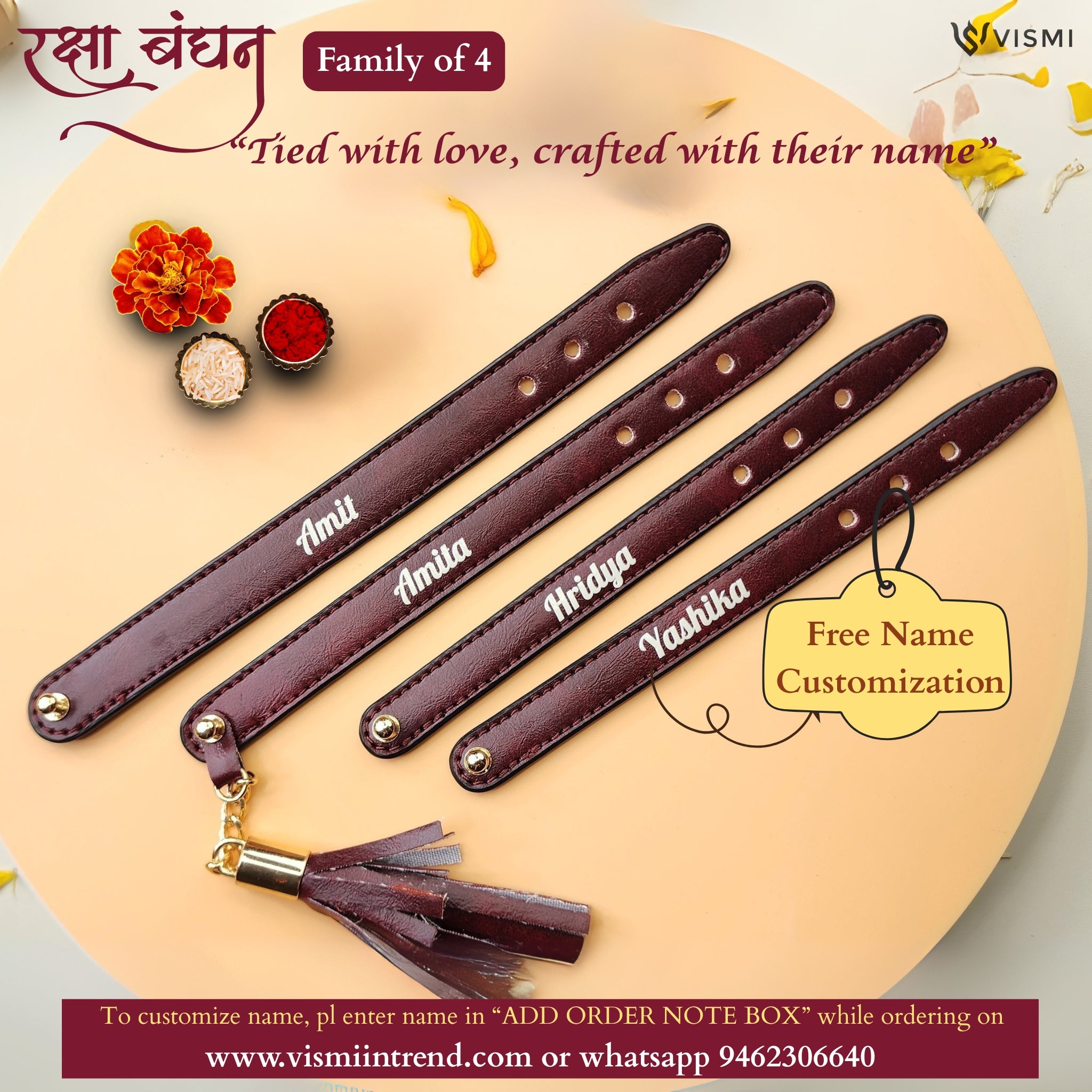 Customized Rakhi