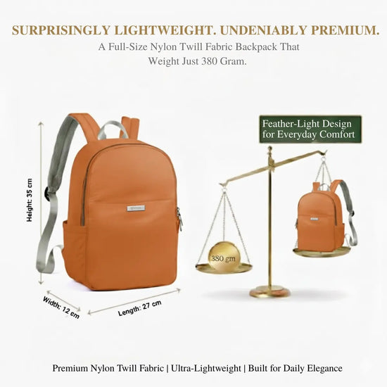 Everyday Essentials Women Backpack - Brick Orange
