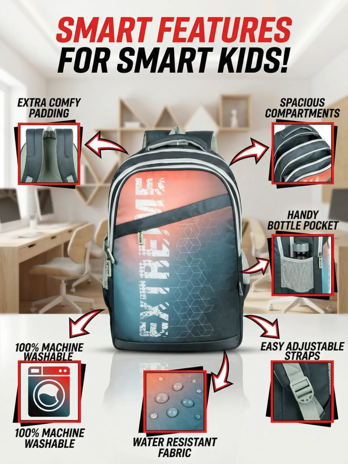 Everyday Essentials High School Bag - Extreme
