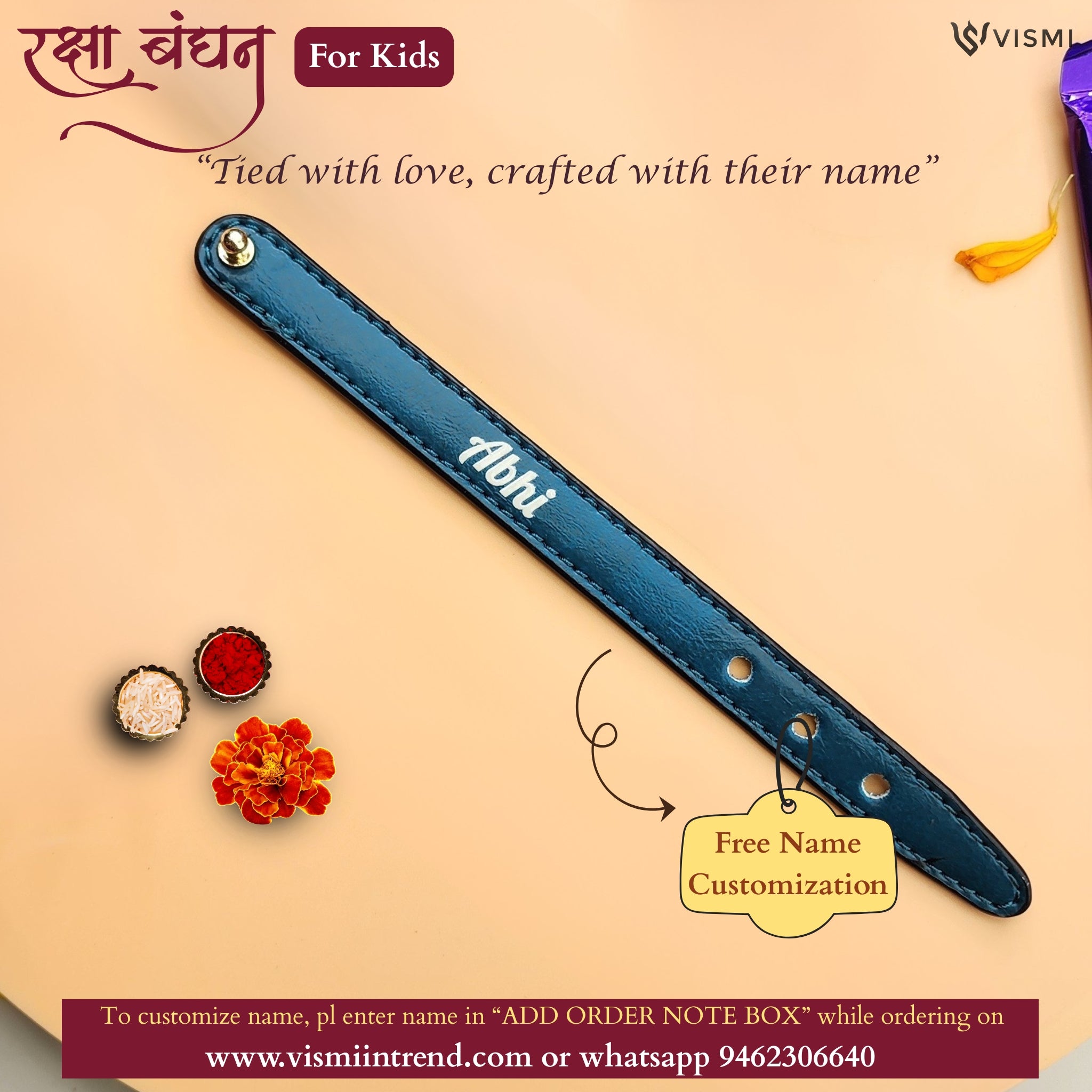 Customized Rakhi
