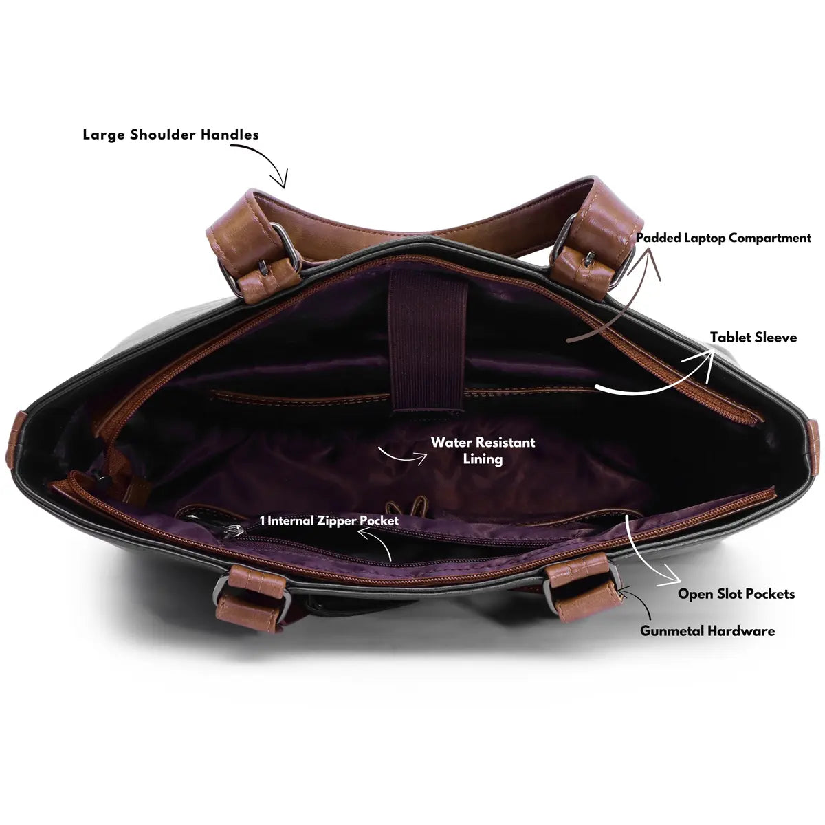 Timeless Classic Work Tote Bag - Black