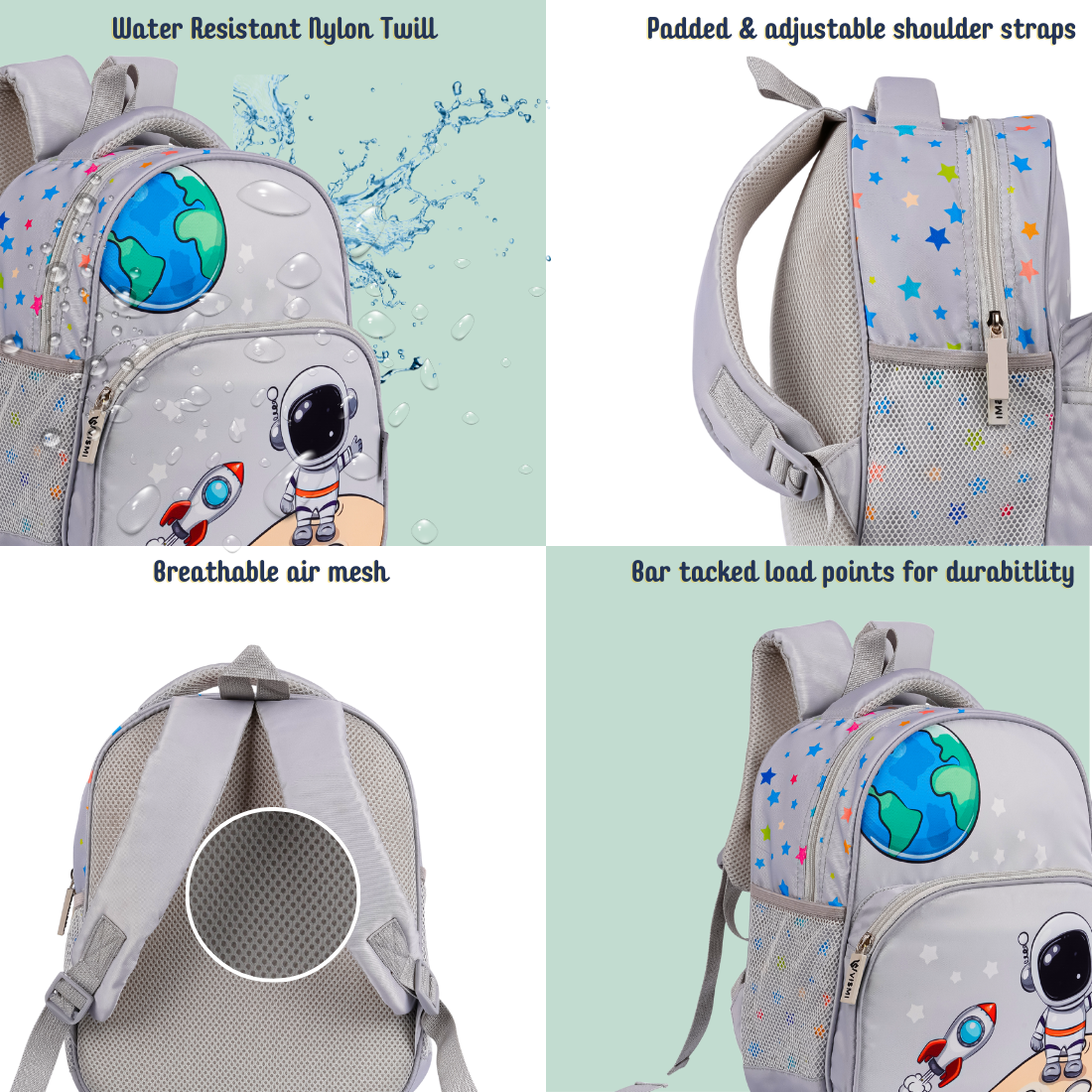 Everyday Essentials Pre School Bag - Astronaut Space