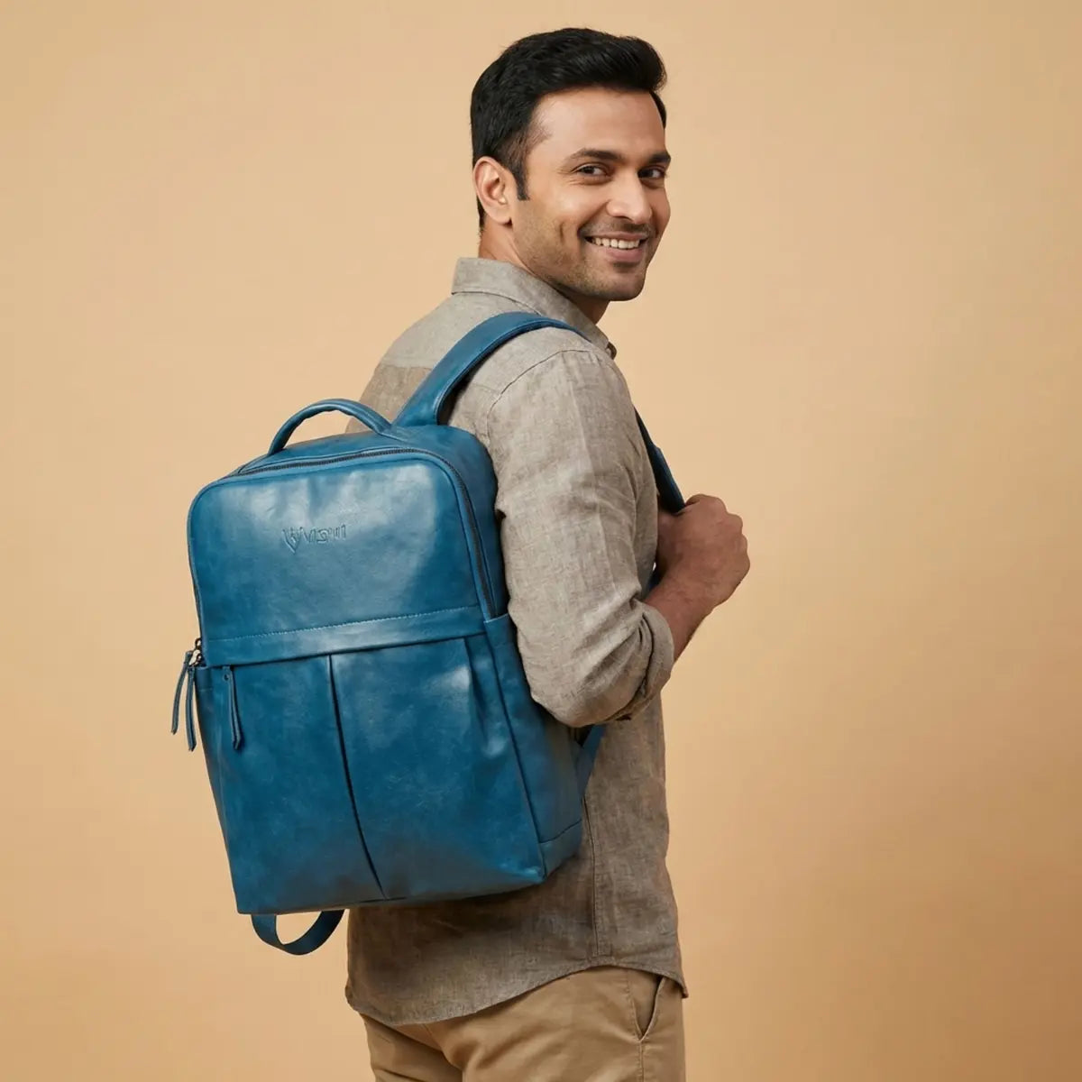 Timeless Voyager Laptop Backpack - Teal Blue
