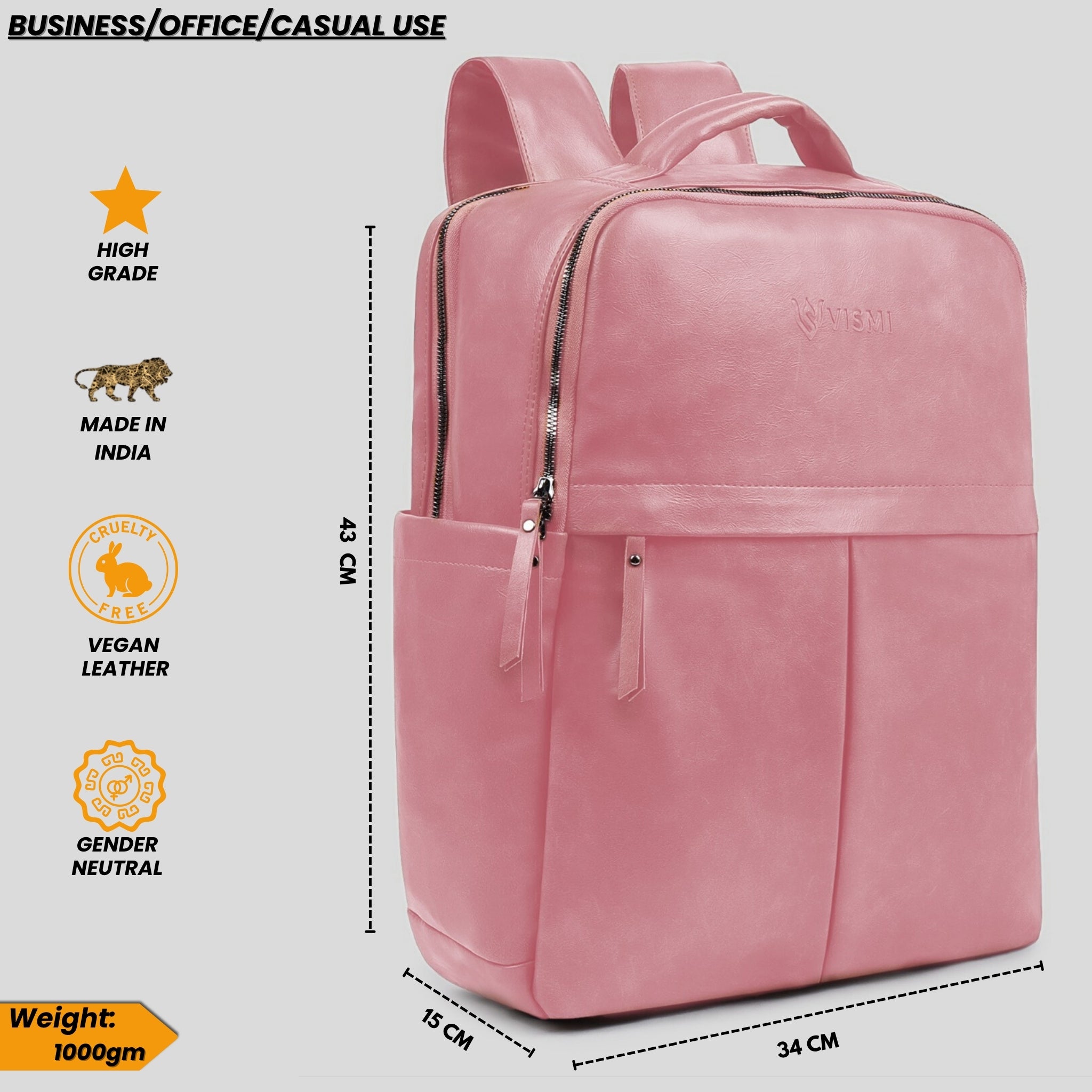 Timeless Voyager Laptop Backpack - Blush Pink