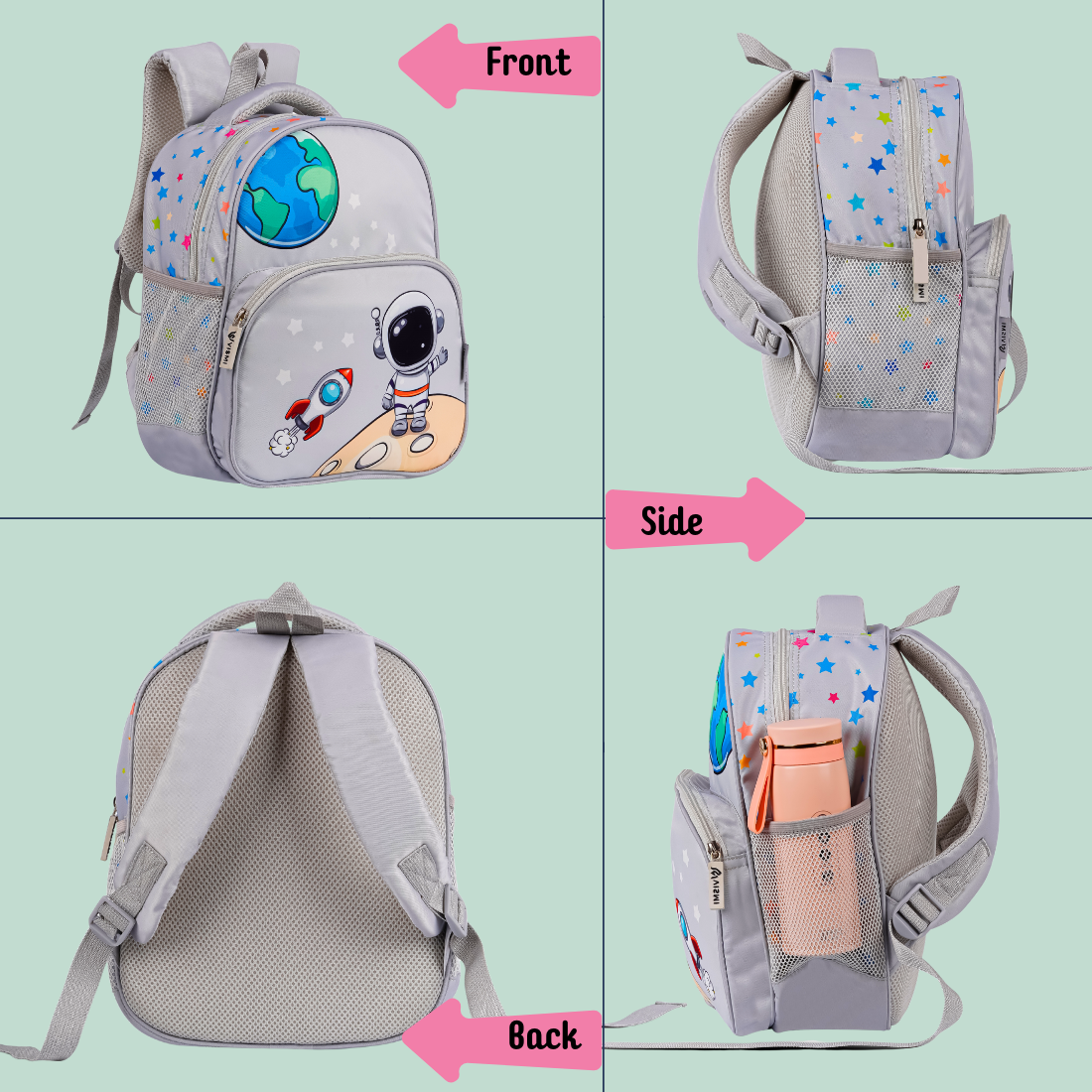 Everyday Essentials Pre School Bag - Astronaut Space