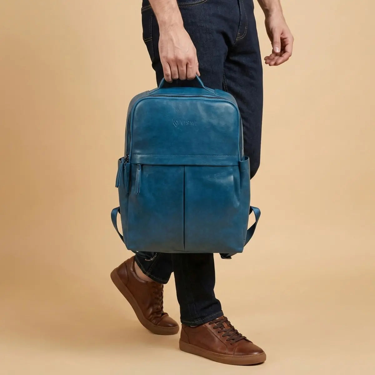 Timeless Voyager Laptop Backpack - Teal Blue