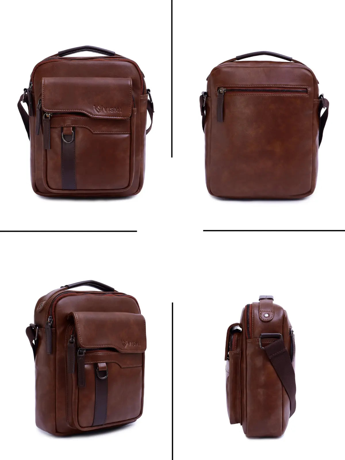 Timeless Alpha Men's Messenger Bag – Coffee Brown | Stylish & Durable Timeless Alpha Men's Messenger Bag – Coffee Brown | Stylish & Durable