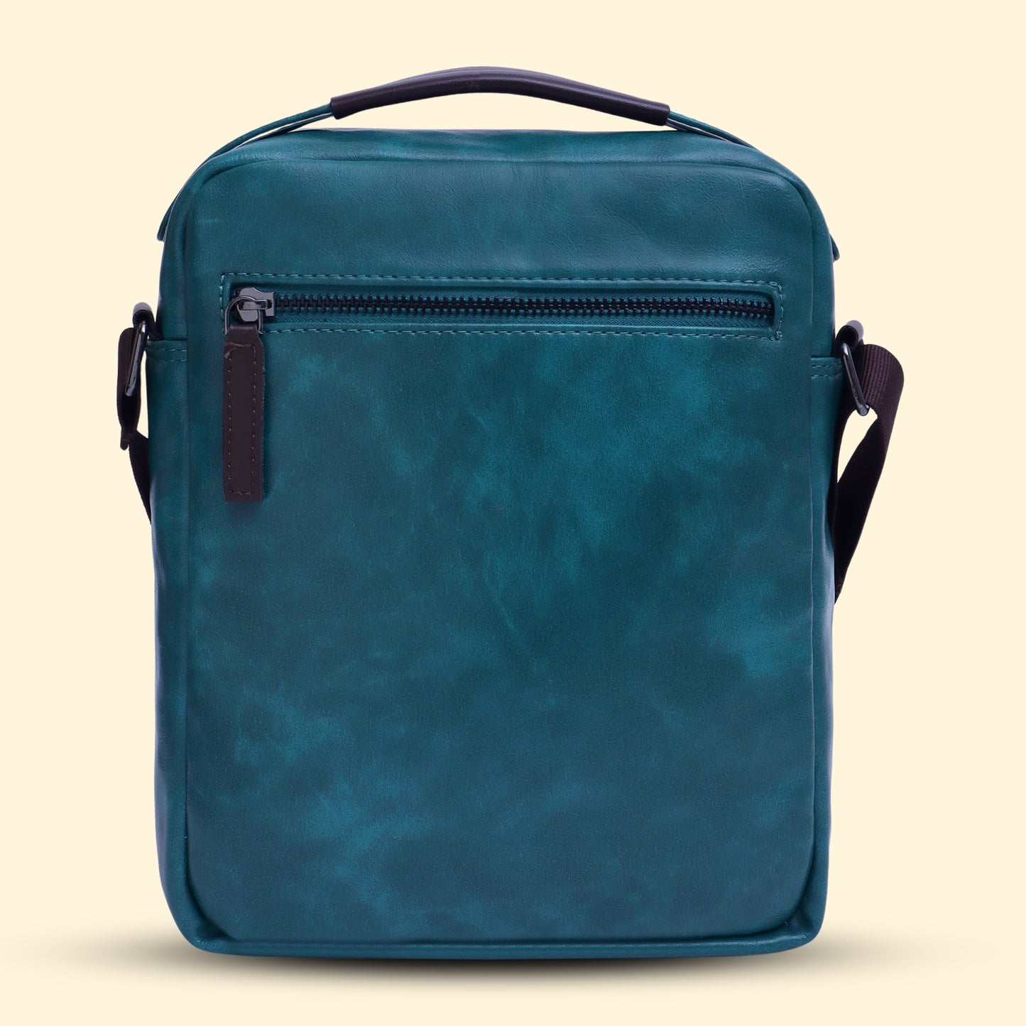 Timeless Alpha Men's Messenger Bag - Teal Blue