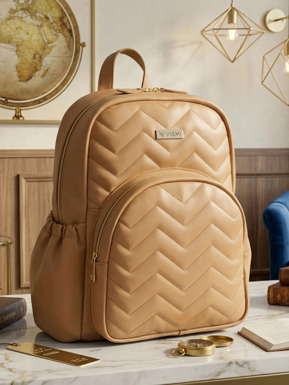Velora Aurelle Women Backpack - Caramel