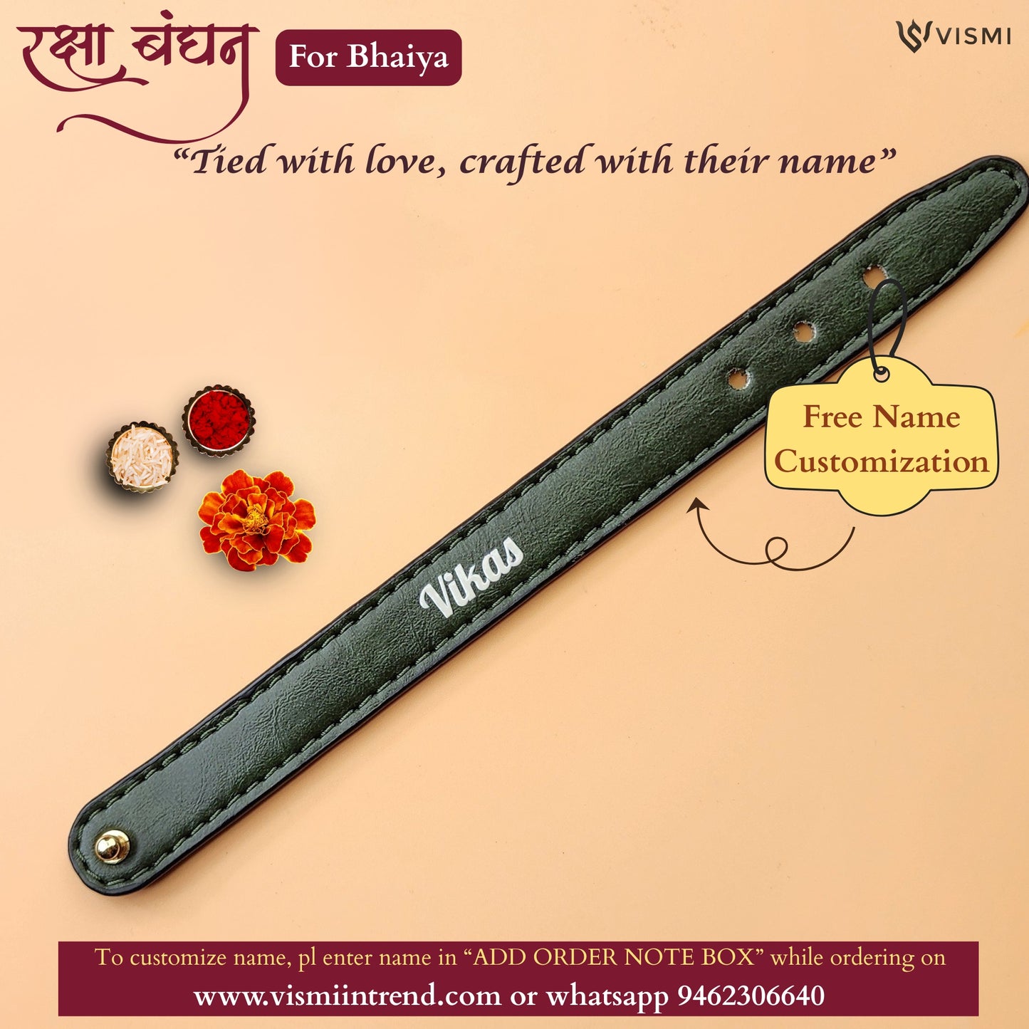 Customized Rakhi