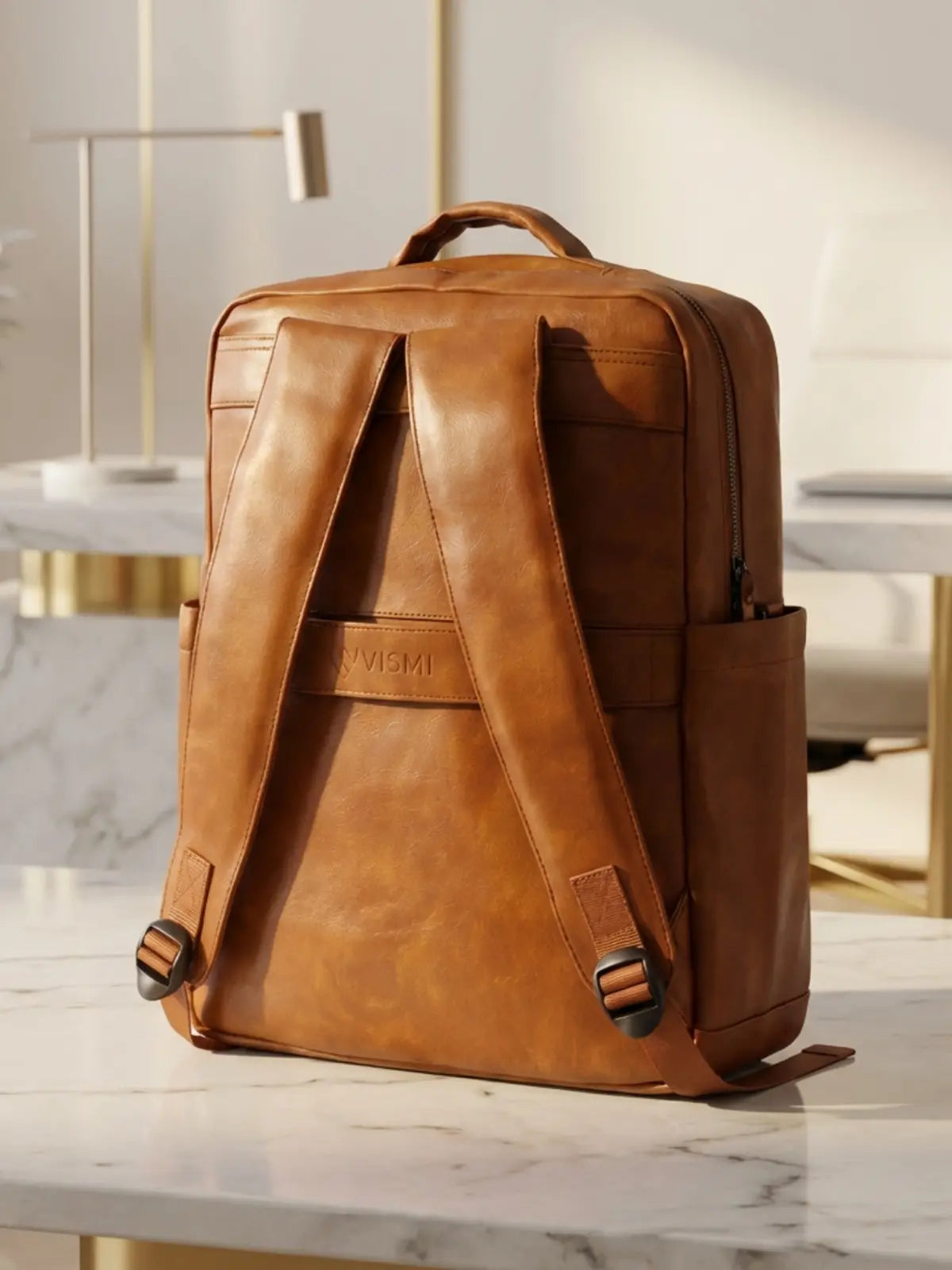Timeless Voyager Laptop Backpack - Tan