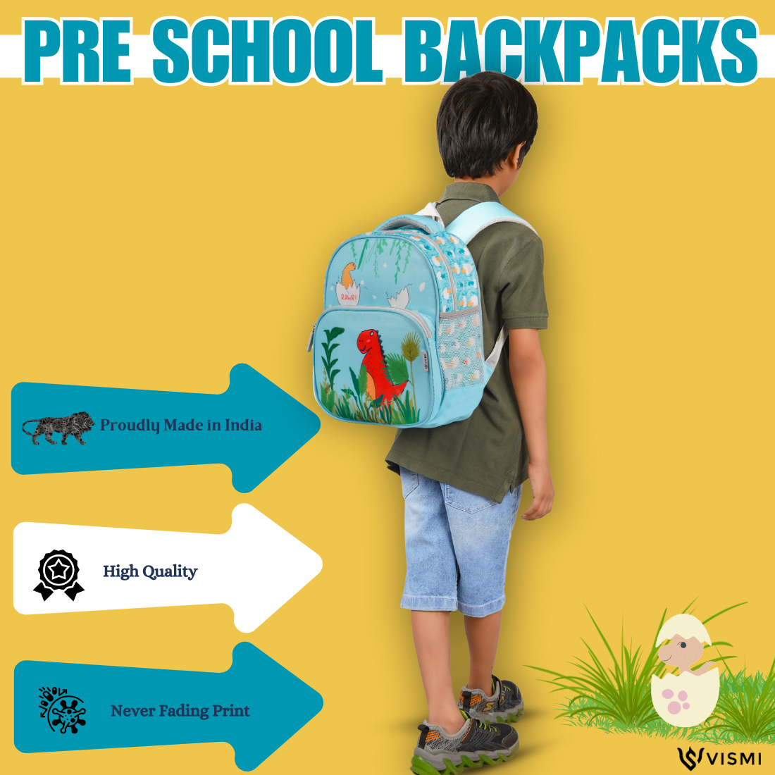 Everyday Essentials Pre School Bag - Dinosaur