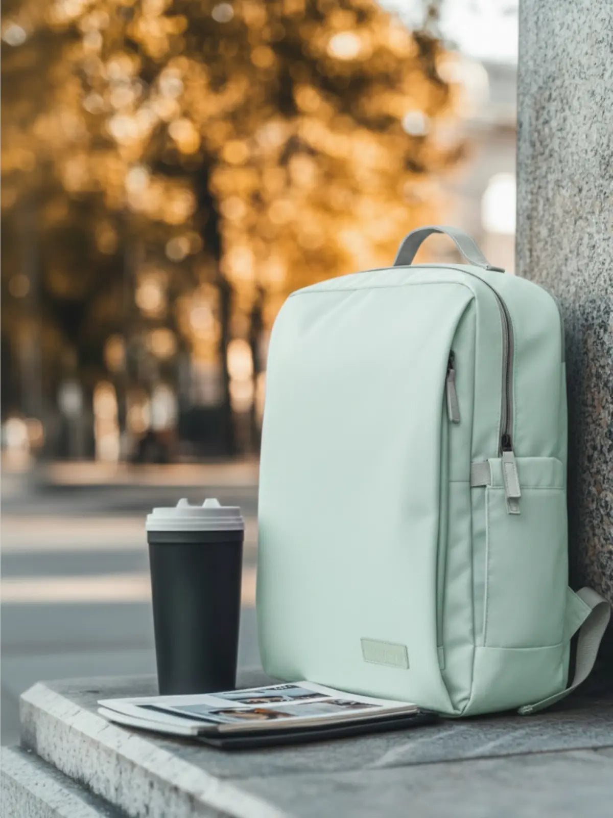 Everyday Essentials Travel Laptop Backpack - Sea Green