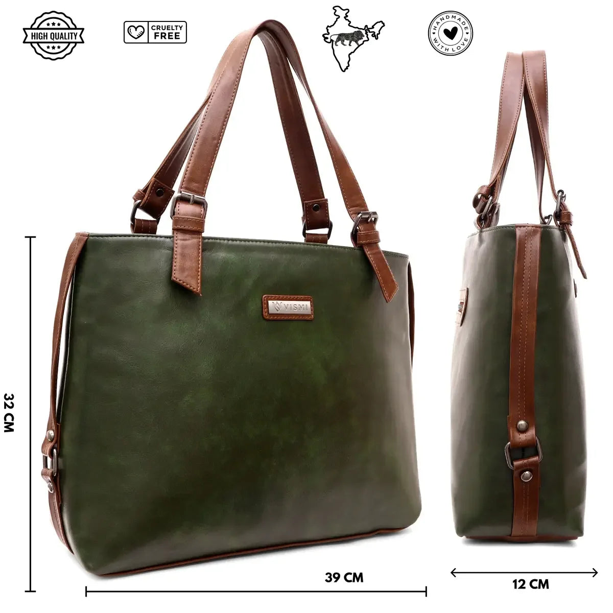 Timeless Classic Work Tote Bag - Olive Green