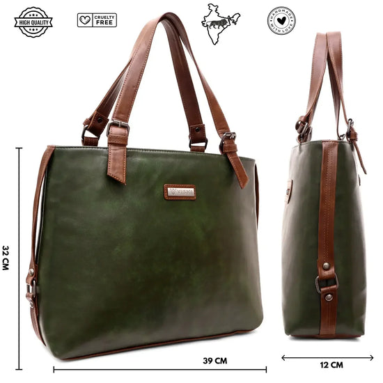 Timeless Classic Work Tote Bag - Olive Green