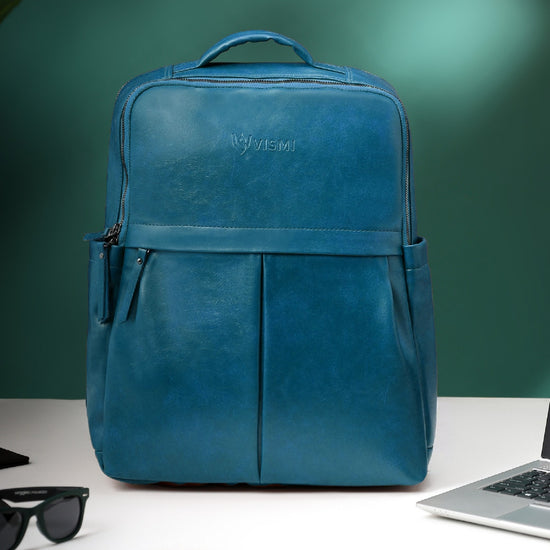 Timeless Voyager Laptop Backpack - Teal Blue