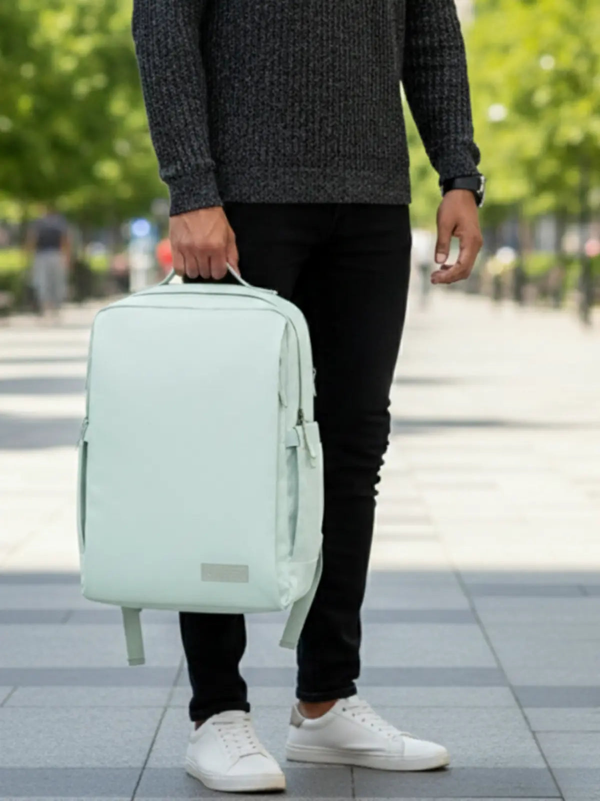 Everyday Essentials Travel Laptop Backpack - Sea Green