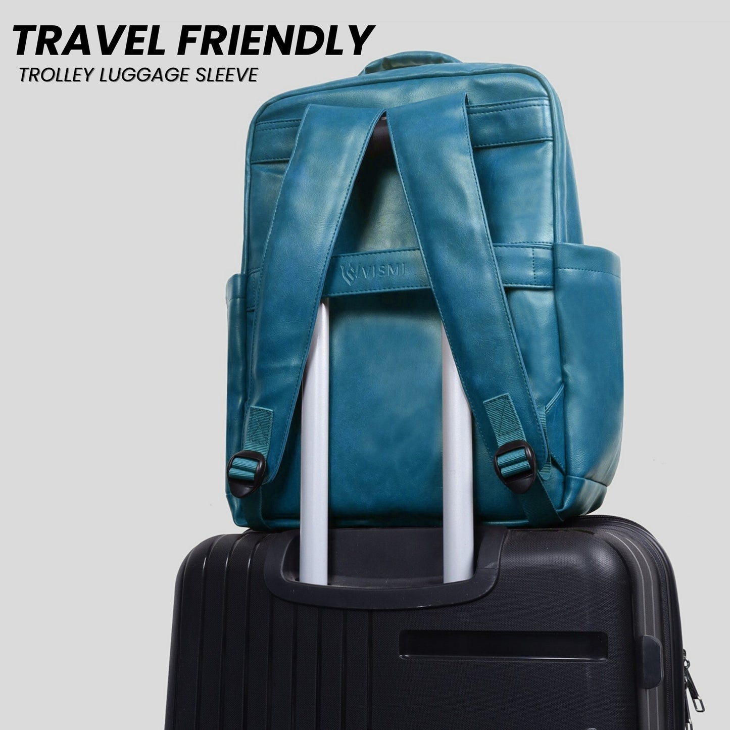 Timeless Voyager Laptop Backpack - Teal Blue