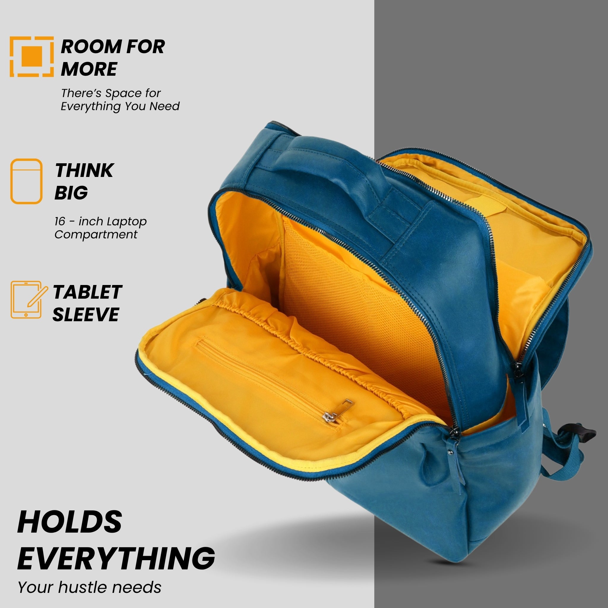 Timeless Voyager Laptop Backpack - Teal Blue