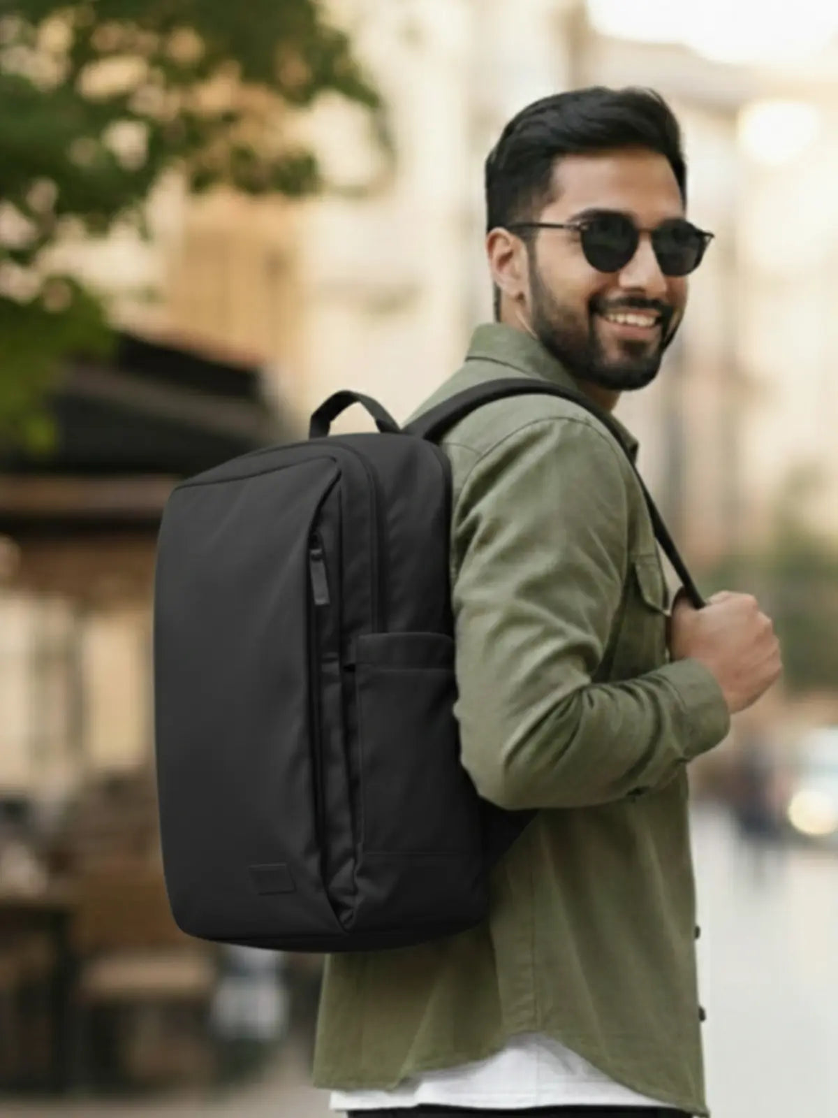 Everyday Essentials Travel Laptop Backpack - Black
