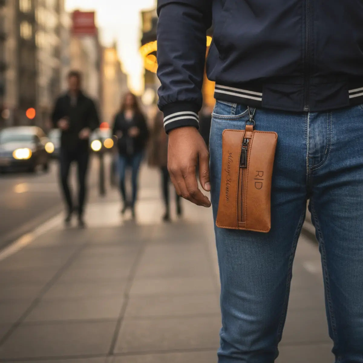 Formé Key Chain Pouch - Tan