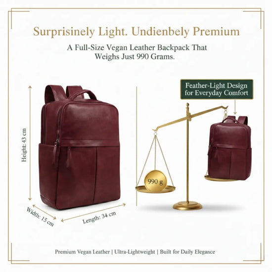 Timeless Voyager Laptop Backpack - Wine